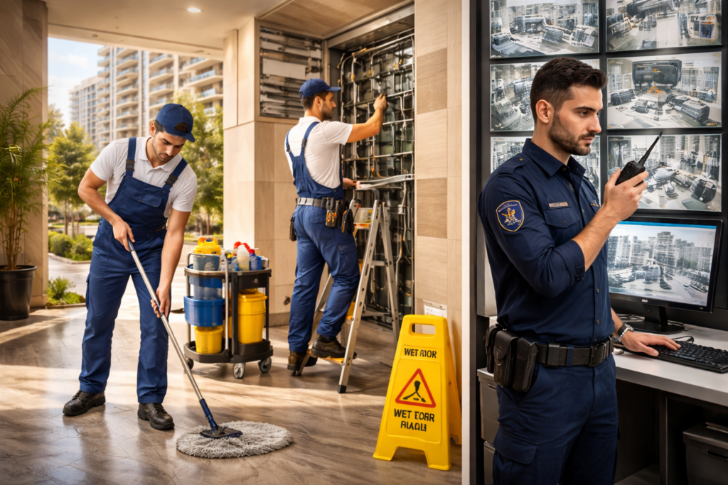 binaların idarə edilməsi - baxım və istismar xidmətləri